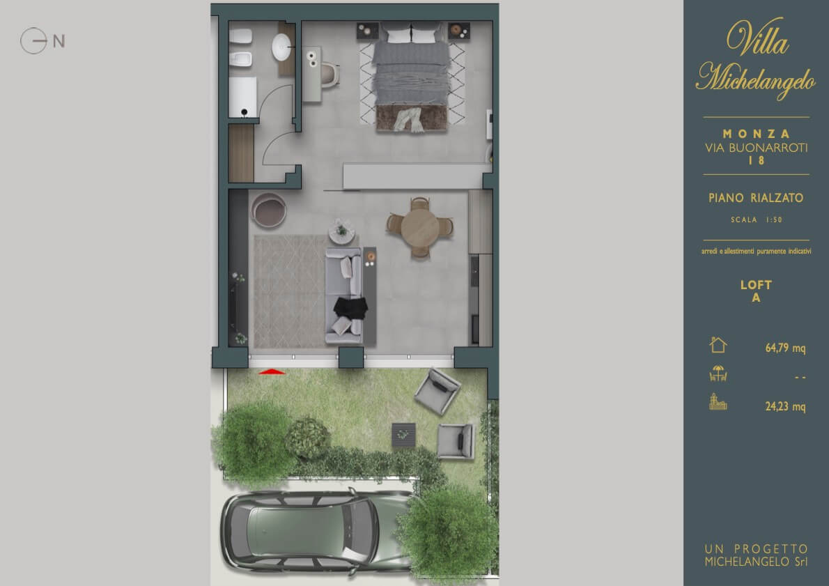 Planimetria Loft L1